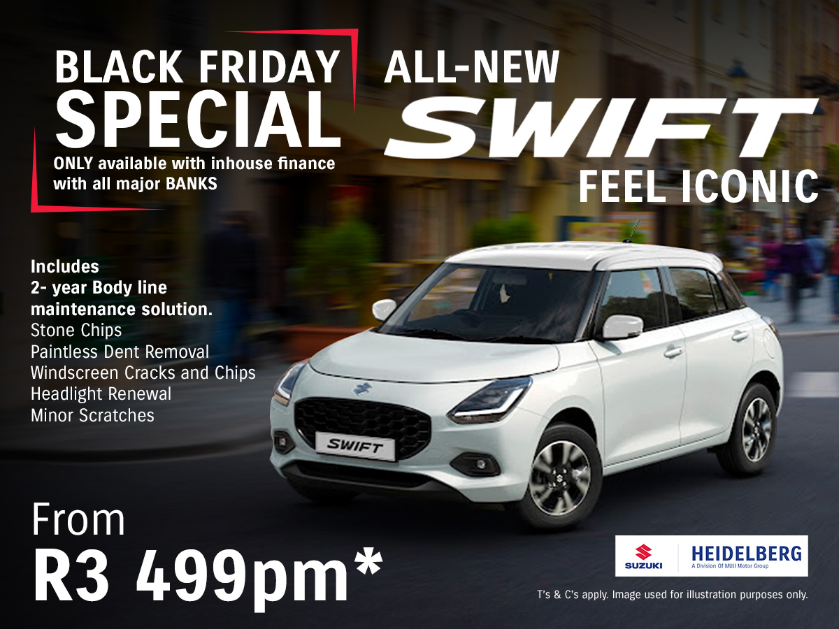 Suzuki Jimny 5Door Suzuki Summer Special Offer R 6 199 pm* • MUJI