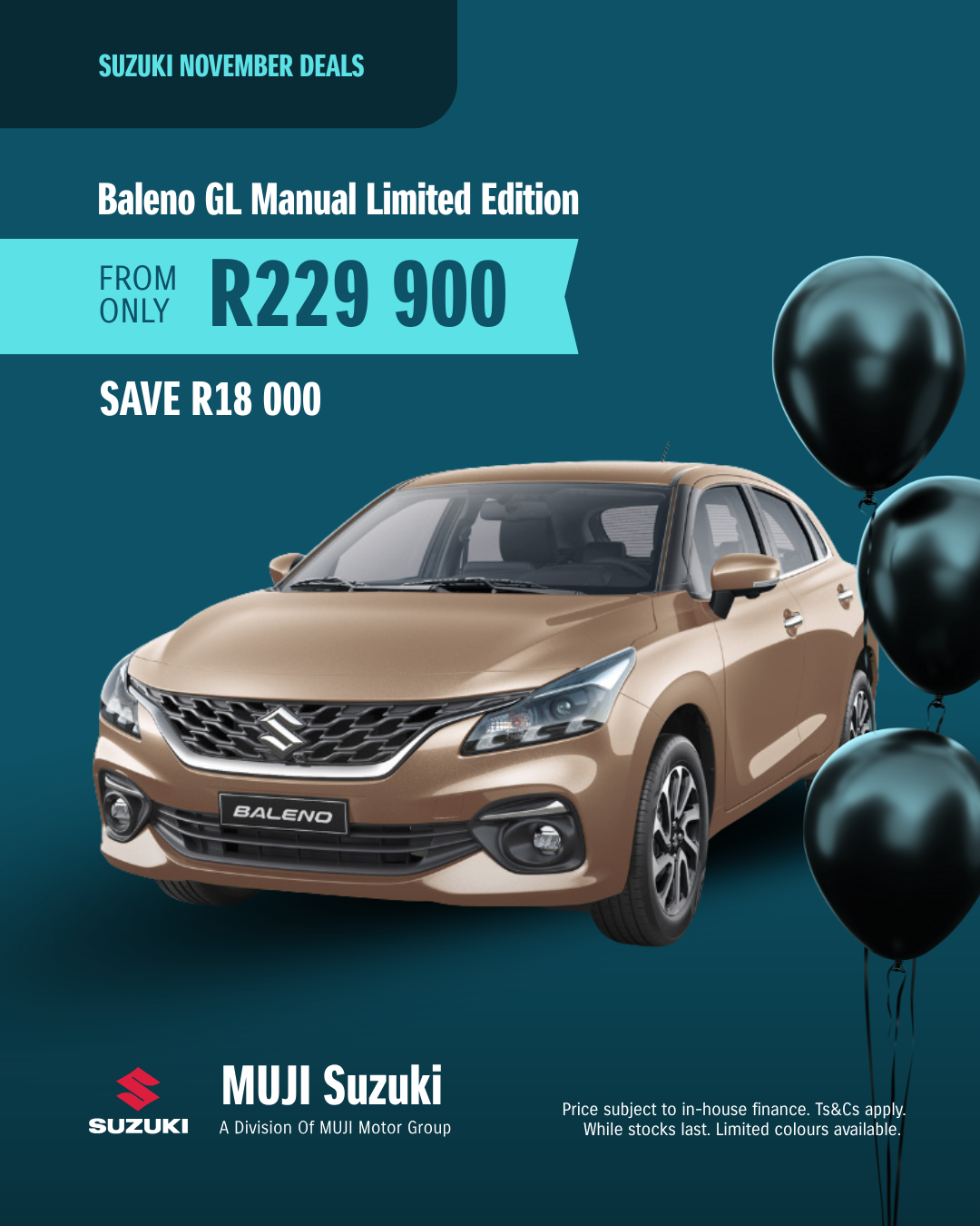 Suzuki Baleno GL Manual image from MUJI Motor Group