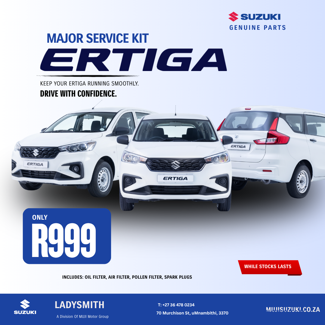 Major service kit image from MUJI Motor Group