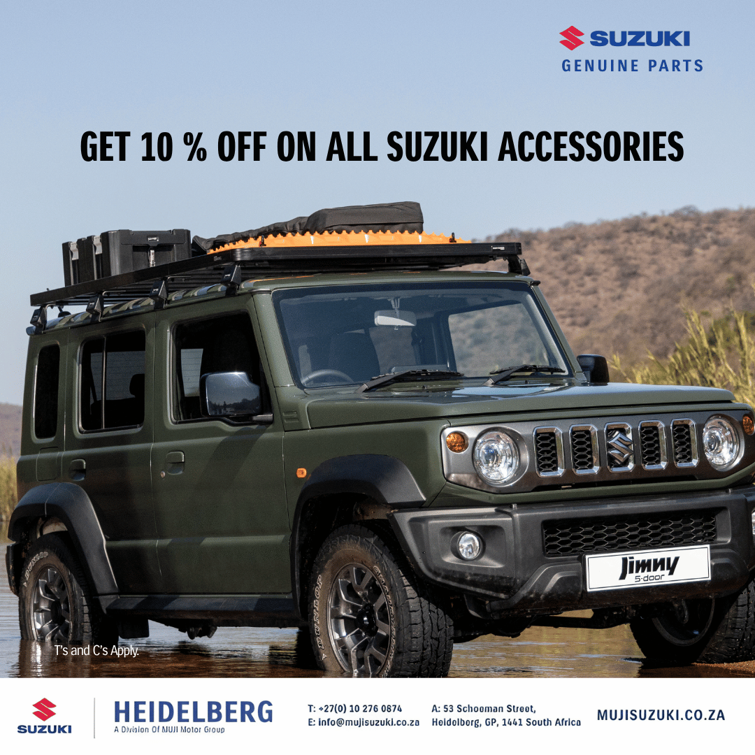 10% Off on all Suzuki Accessories image from MUJI Motor Group