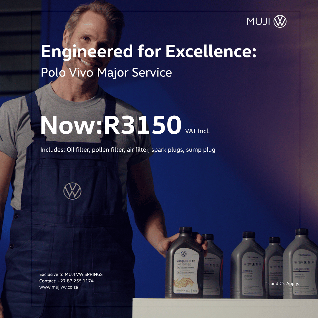 Polo Vivo Major Service image from MUJI Motor Group