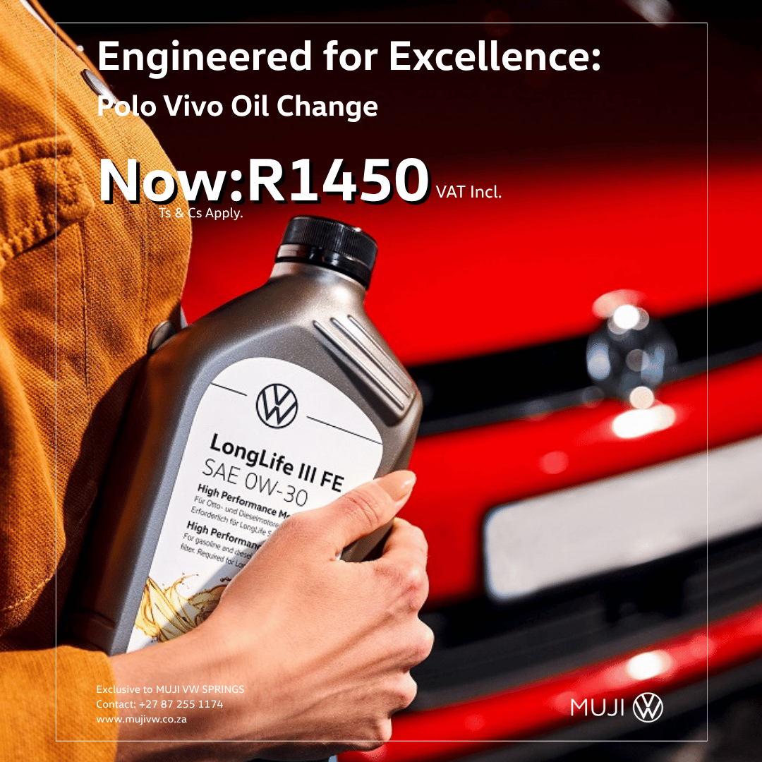 Polo Vivo Oil Change image from MUJI Motor Group