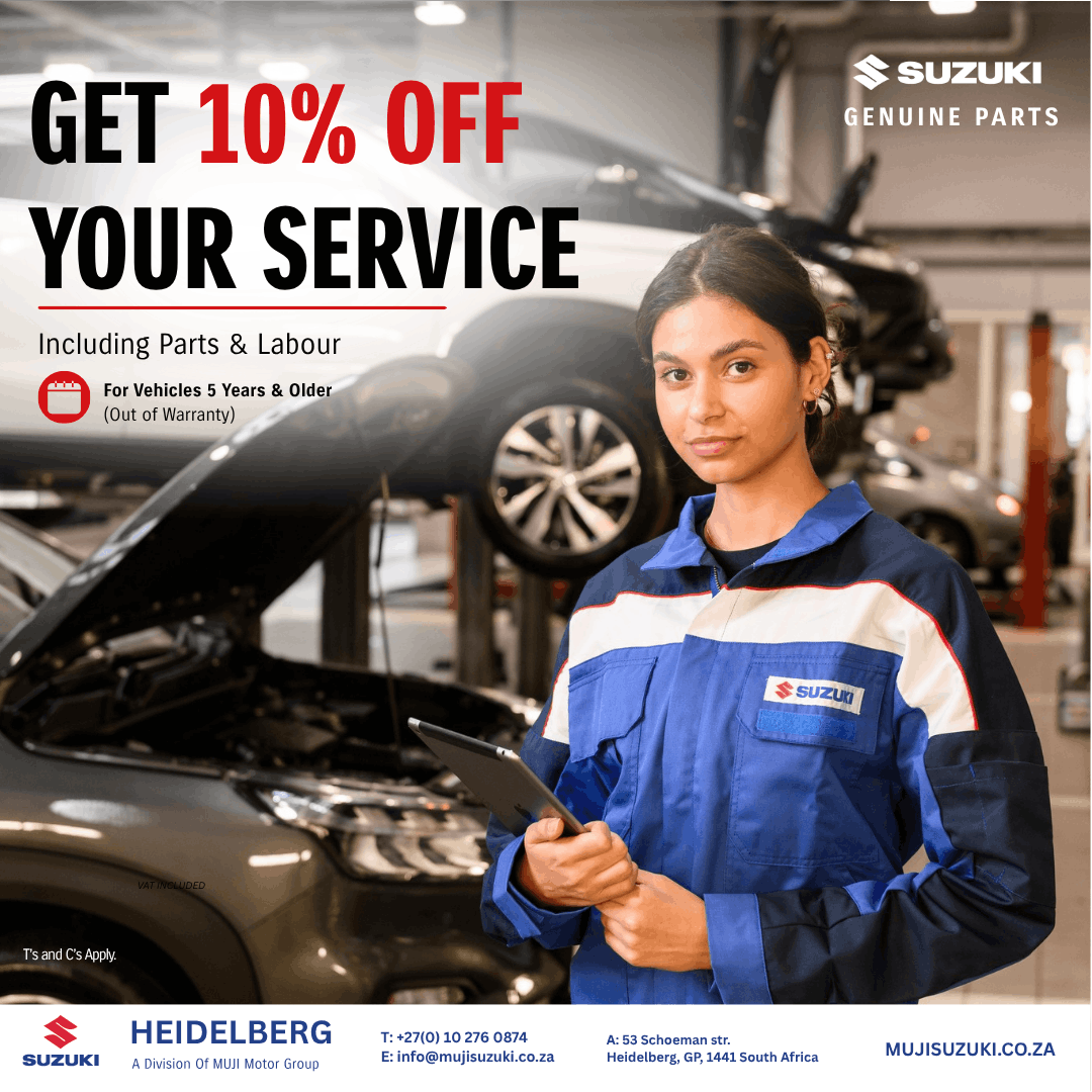Get 10% off your service image from MUJI Motor Group