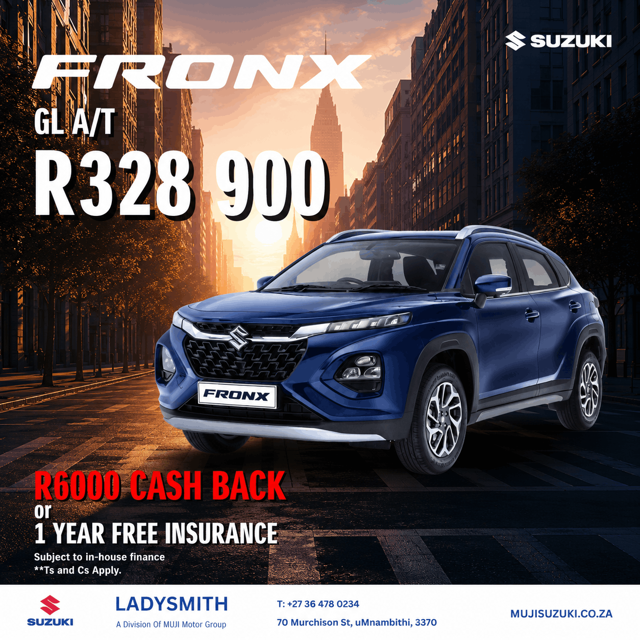 Suzuki Fronx GL A/T image from MUJI Motor Group
