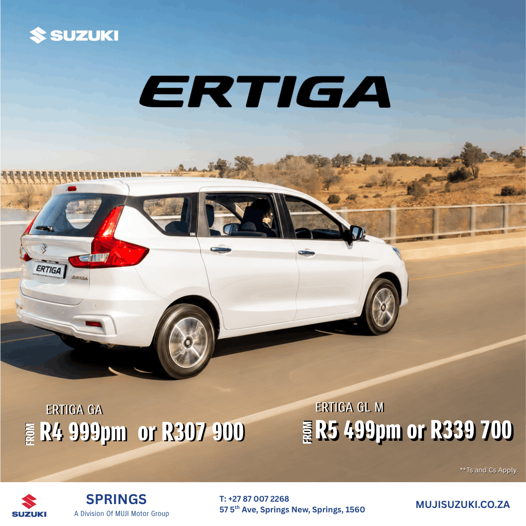 Suzuki Ertiga image from MUJI Motor Group