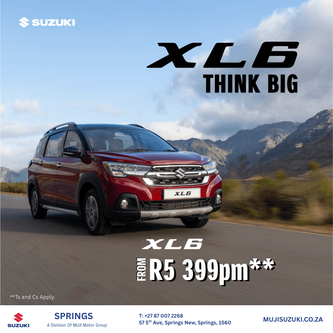 6 Seater: Suzuki XL6 image from MUJI Motor Group