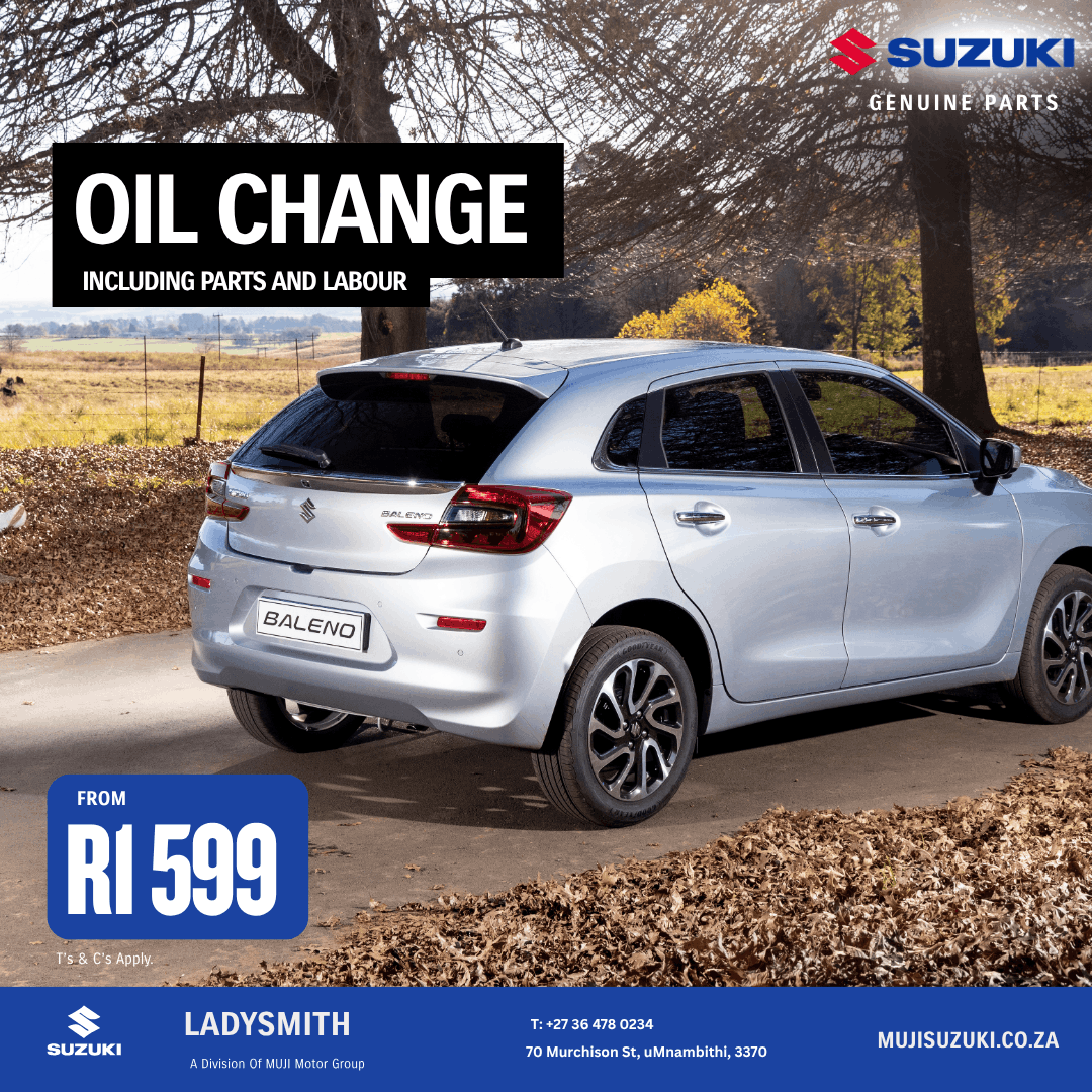 Suzuki Oil Change image from MUJI Motor Group