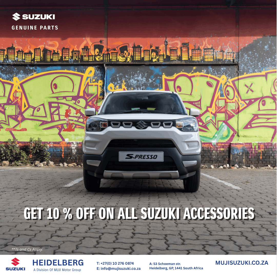 10% Off on all Suzuki Accessories image from MUJI Motor Group