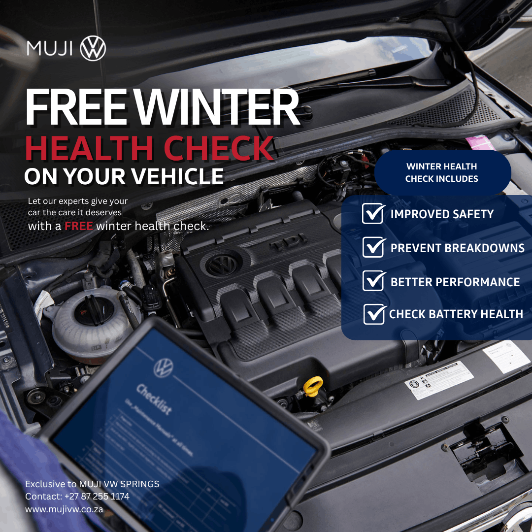 VW FREE WINTER HEALTH CHECK ON YOUR VEHICLE image from MUJI Motor Group
