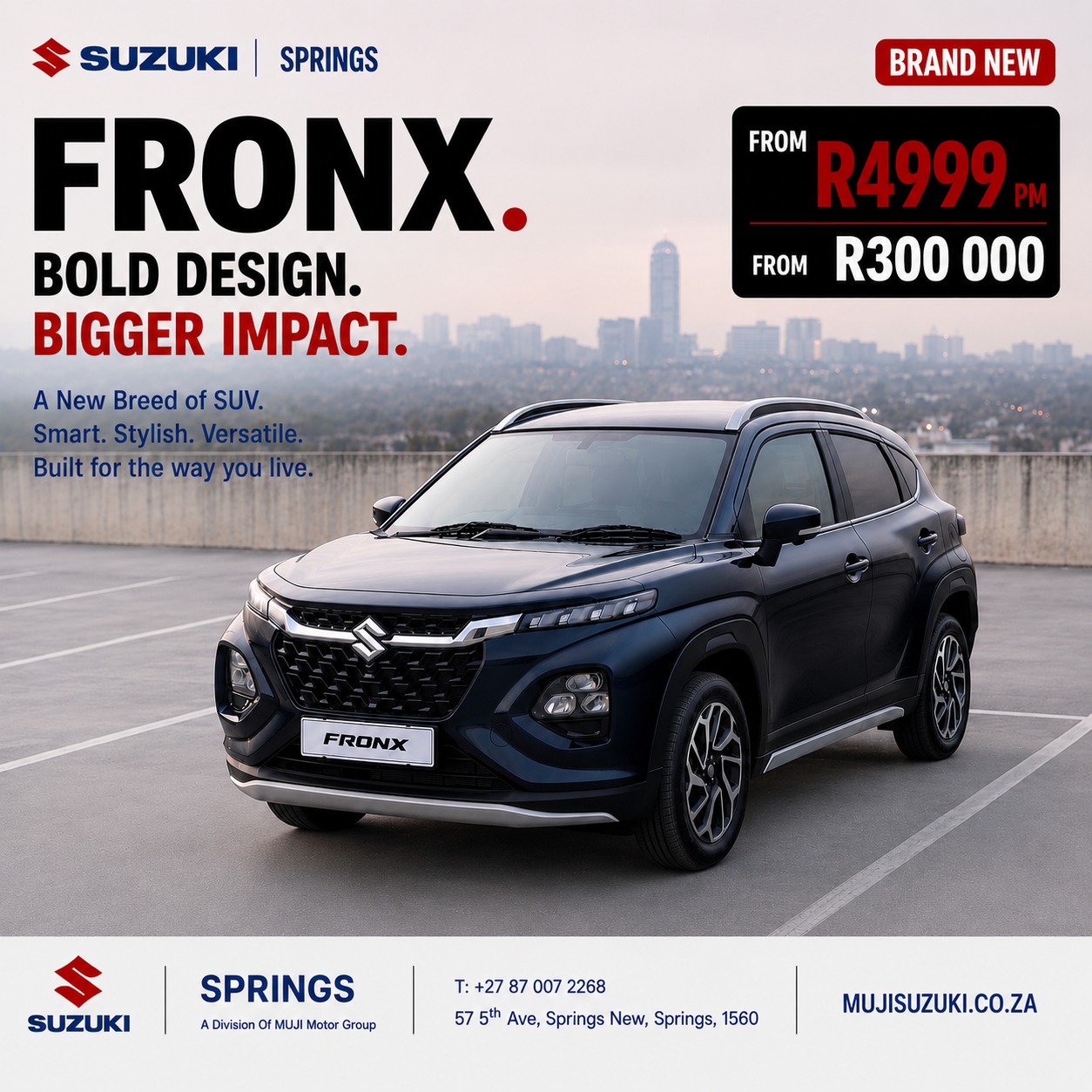 FRONX. BOLD DESIGN, BIGGER IMPACT image from MUJI Motor Group