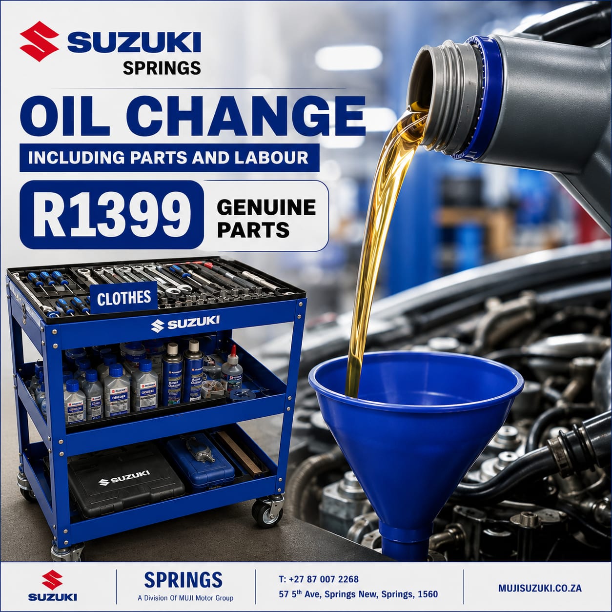 ERTIGA OIL CHANGE image from MUJI Motor Group
