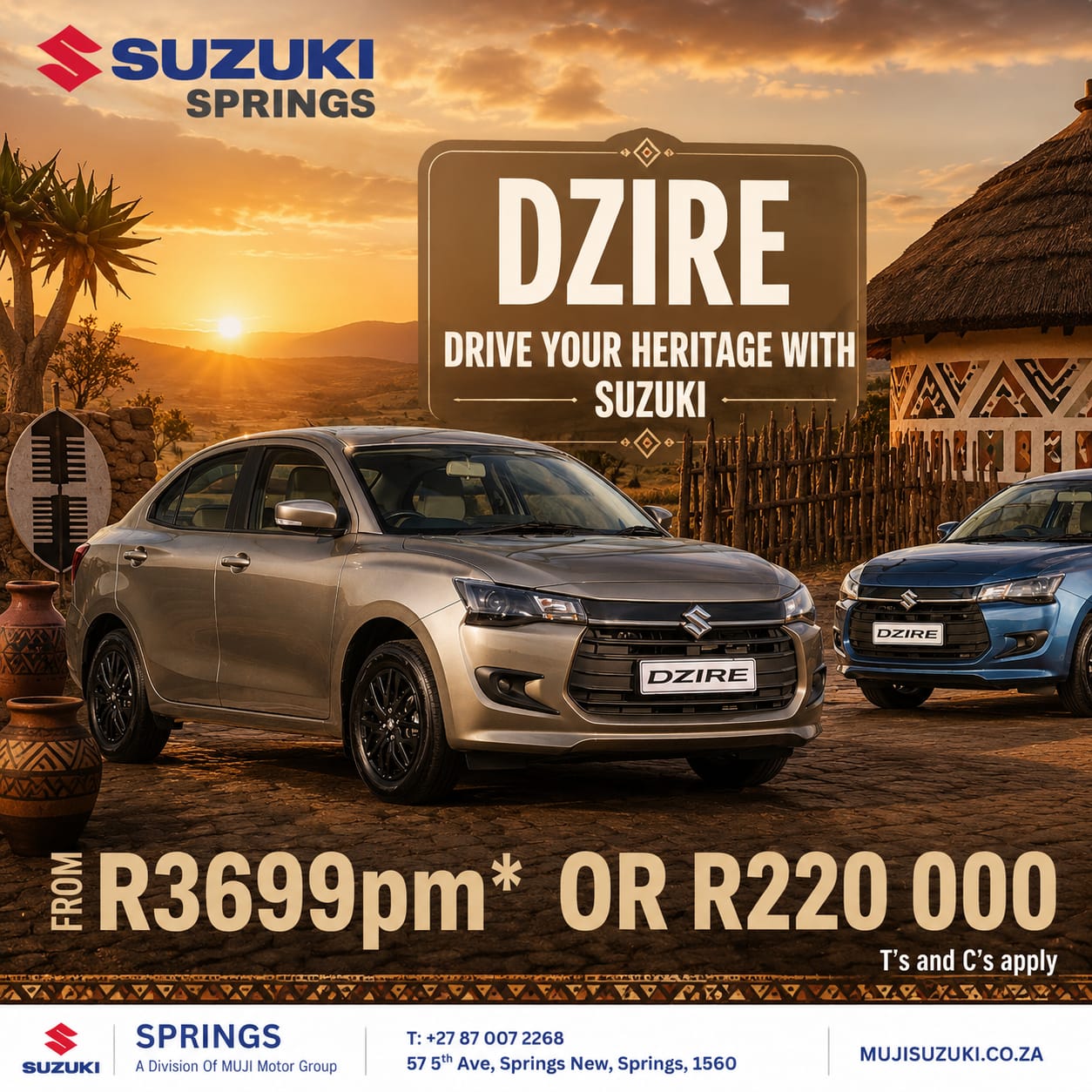 DZIRE image from MUJI Motor Group