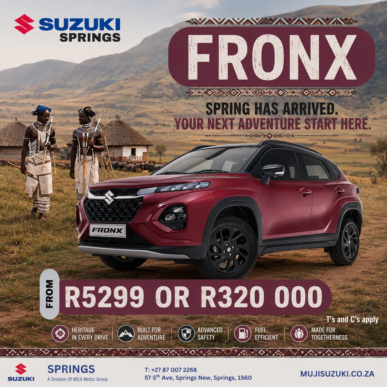 FRONX image from MUJI Motor Group