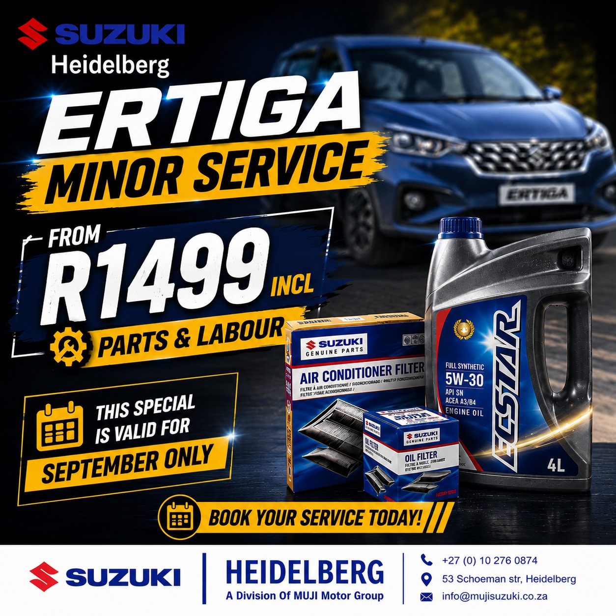 ERTIGA MINOR SERVICE image from MUJI Motor Group