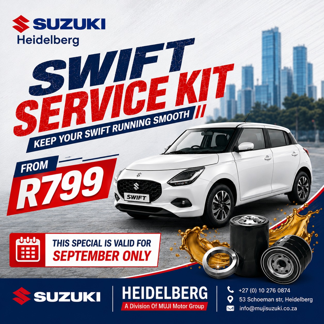 SWIFT SERVICE KIT image from MUJI Motor Group