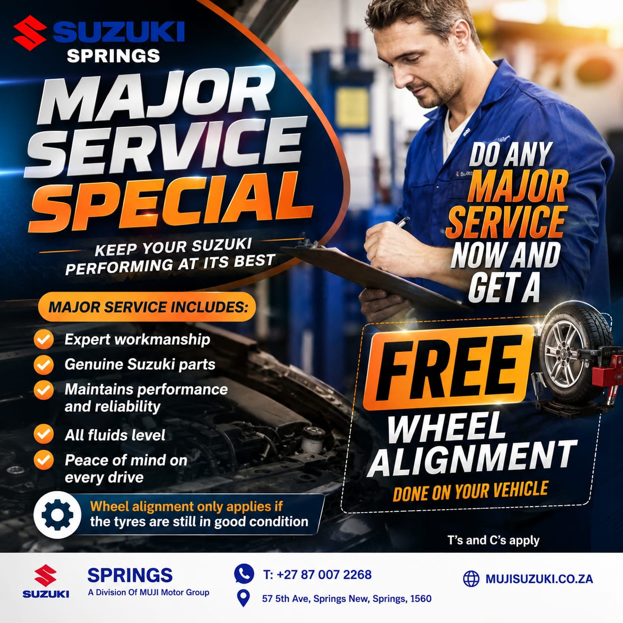 MAJOR SERVICE FOR ALL SUZUKI image from MUJI Motor Group
