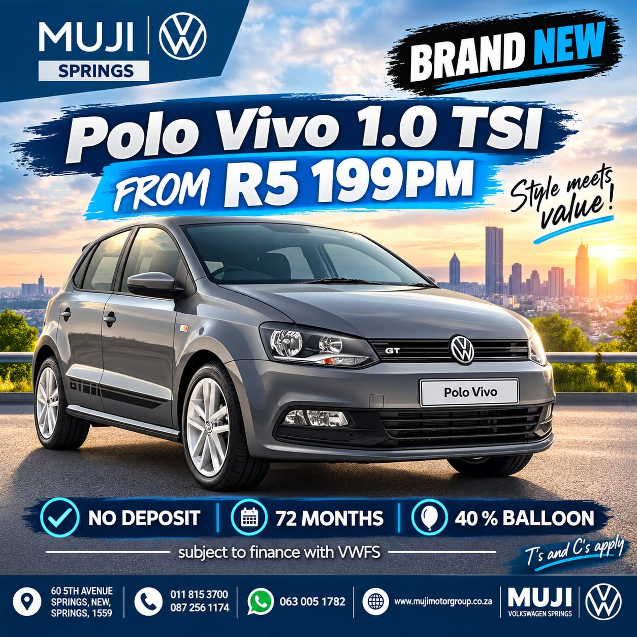 POLO VIVO 1.0 TSI image from MUJI Motor Group