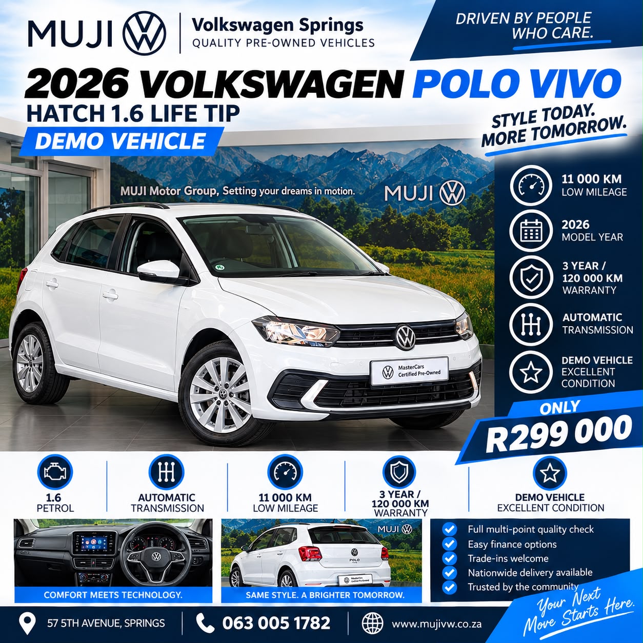 POLO VIVO 1.6 LIFE image from MUJI Motor Group